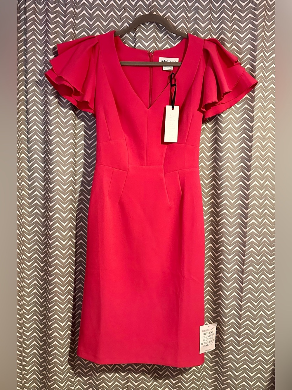NWT Mellaris | Hot Pink Sheath Dress, US4